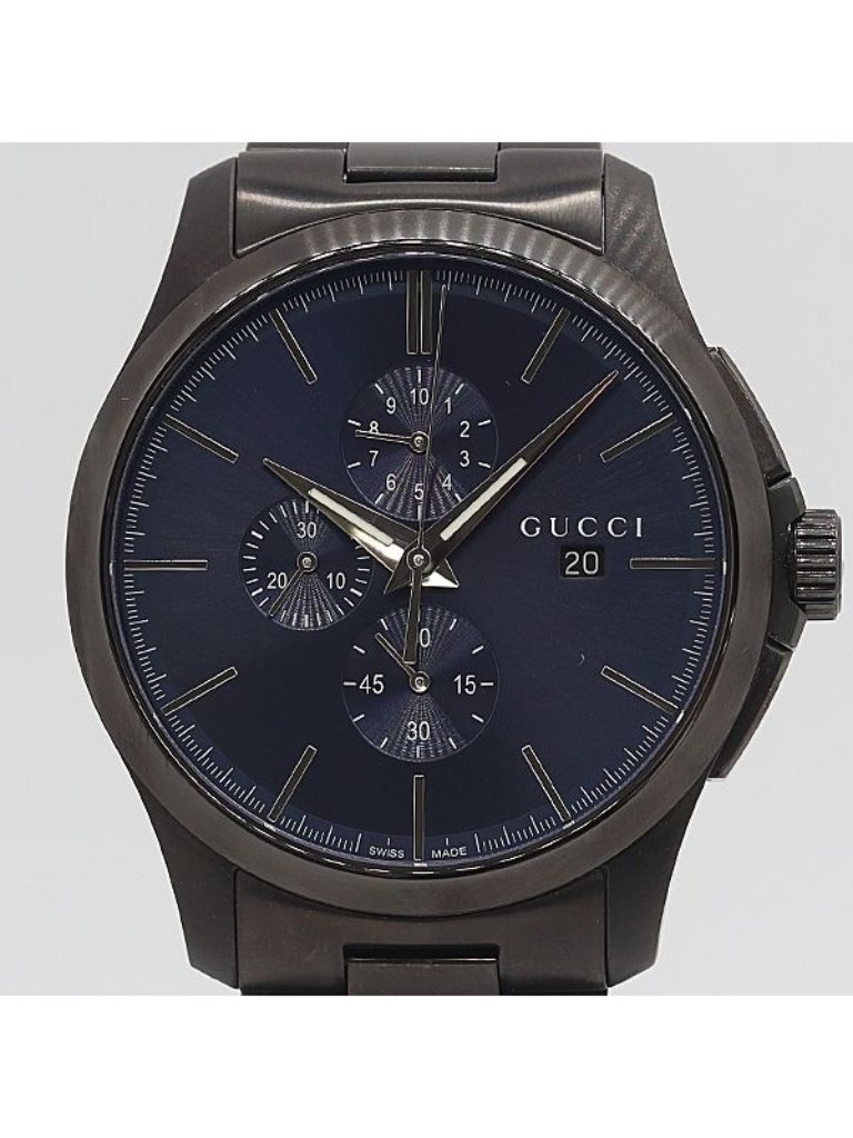 Gucci Timeless 1262 Chronograph Navy Dial Watch
